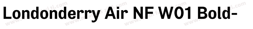 Londonderry Air NF W01 Bold字体转换
